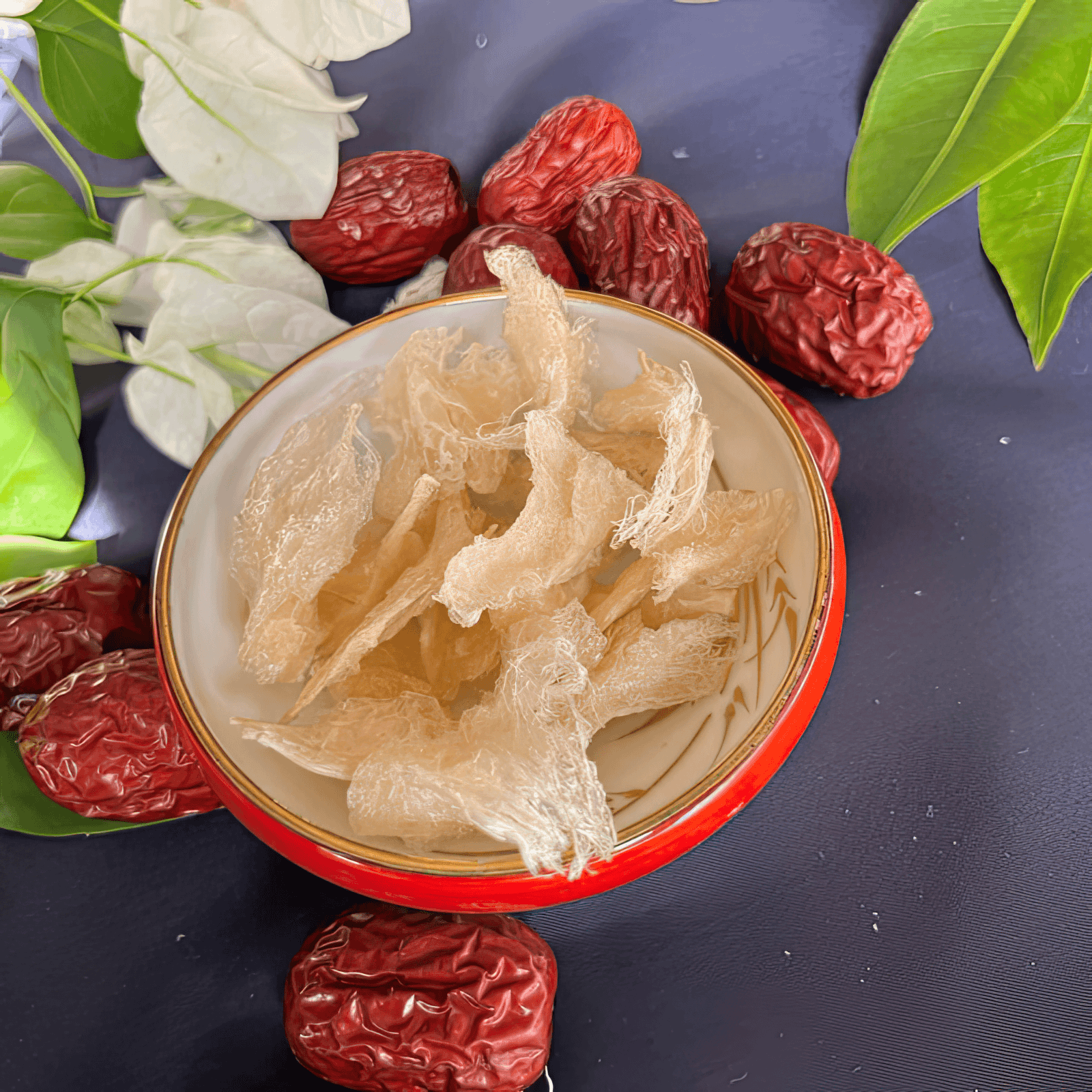 Cleaned bird nest laying in a bowl